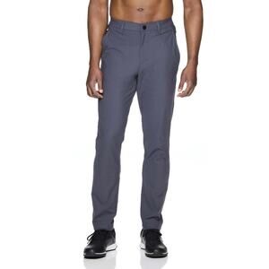 Reebok Mens Anchor 5 Pocket Pants Gray Stretch 44x32 Moisture Management Golf